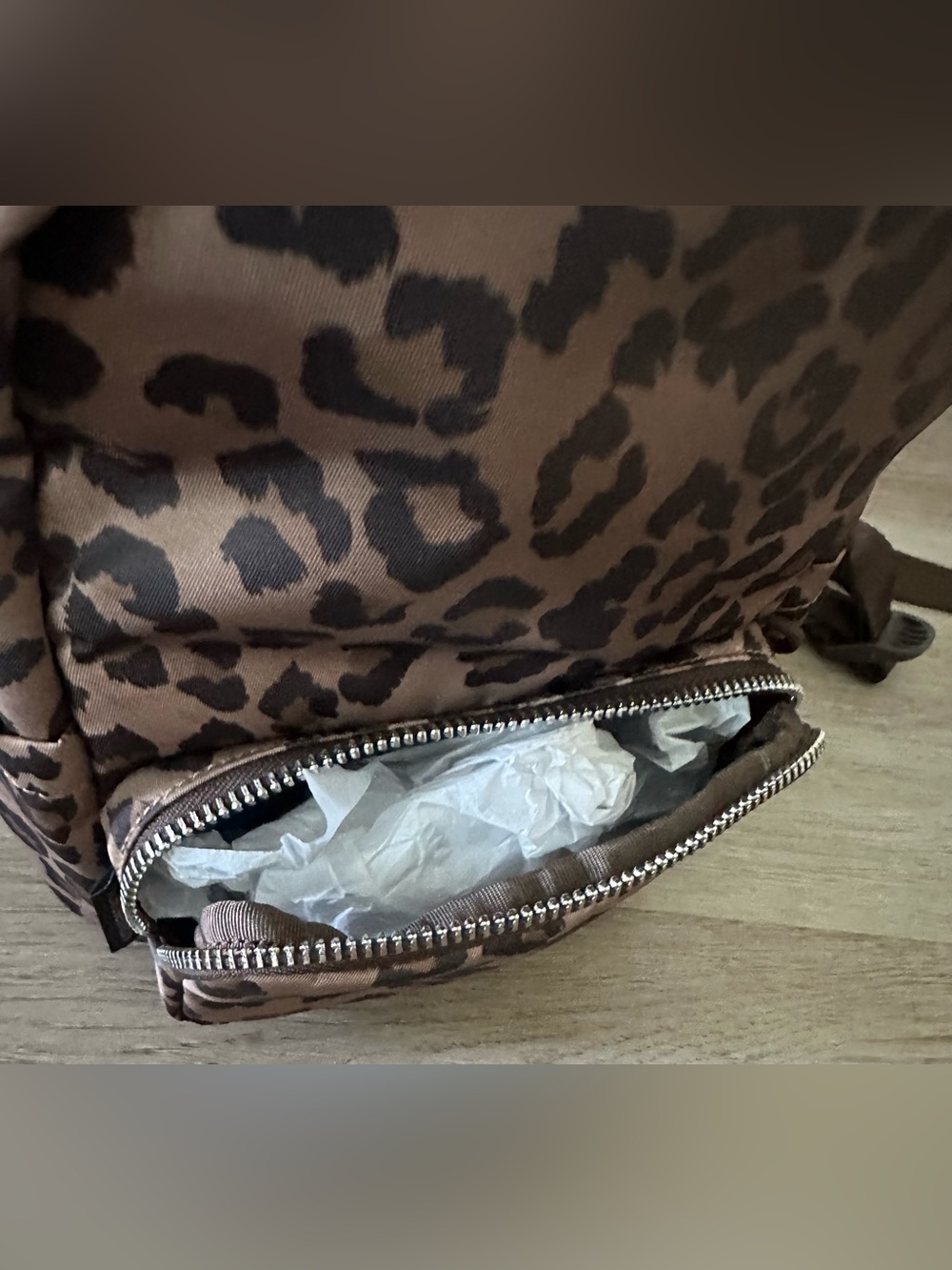 NWT Lululemon Leopard Print Everywhere Mini Backpack 4L - $68 retail - Picture 7 of 10
